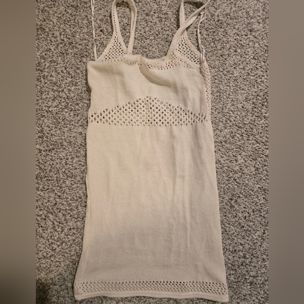 Nwot zara white mini dress
